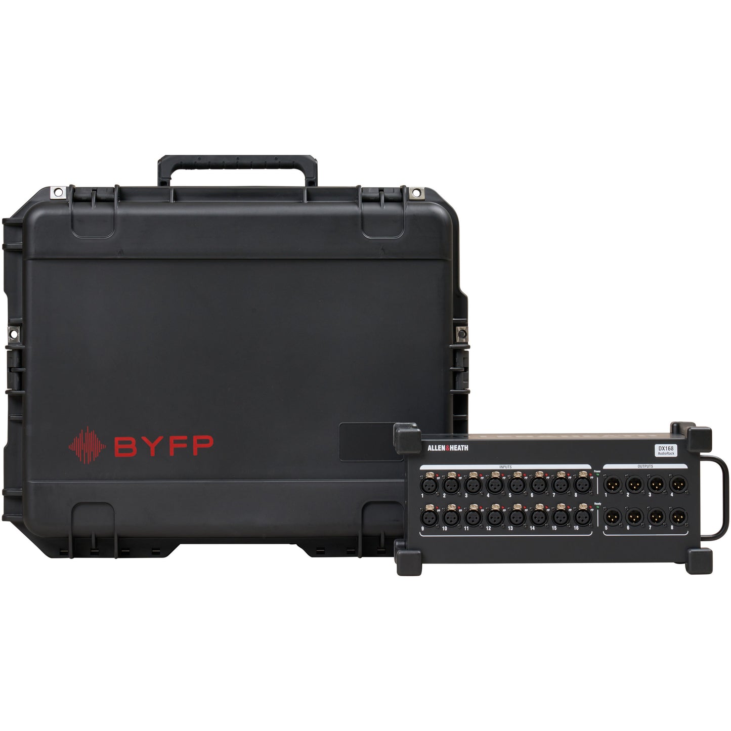 BYFP ipCase for 2x Allen & Heath DX168/AB168