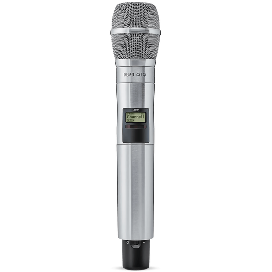 Shure AD Nickel Handheld Transmitter with KSM 9HS Microphone