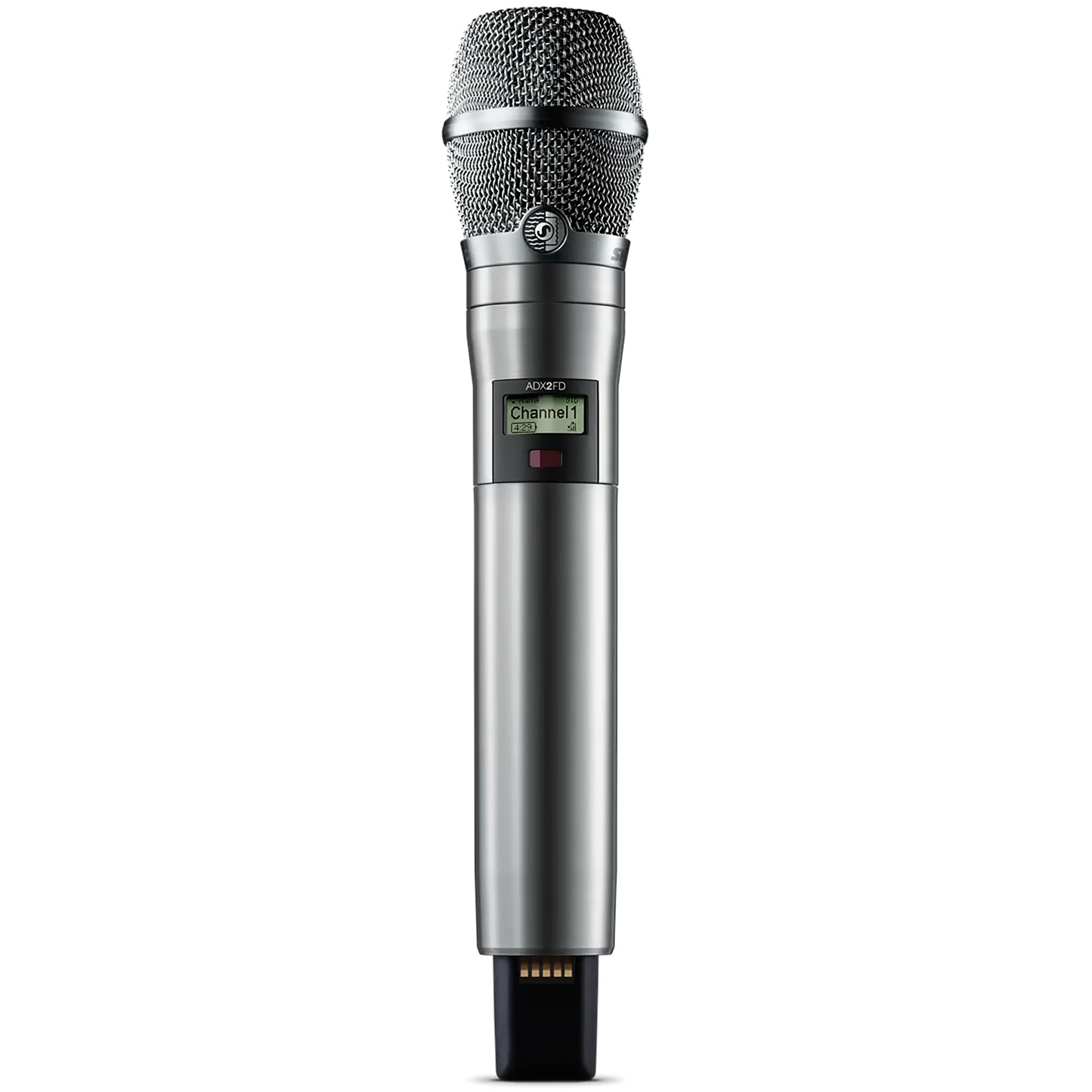 Shure Nickel ADX Frequency Diversity Handheld Transmitter with KSM 11 Microphone