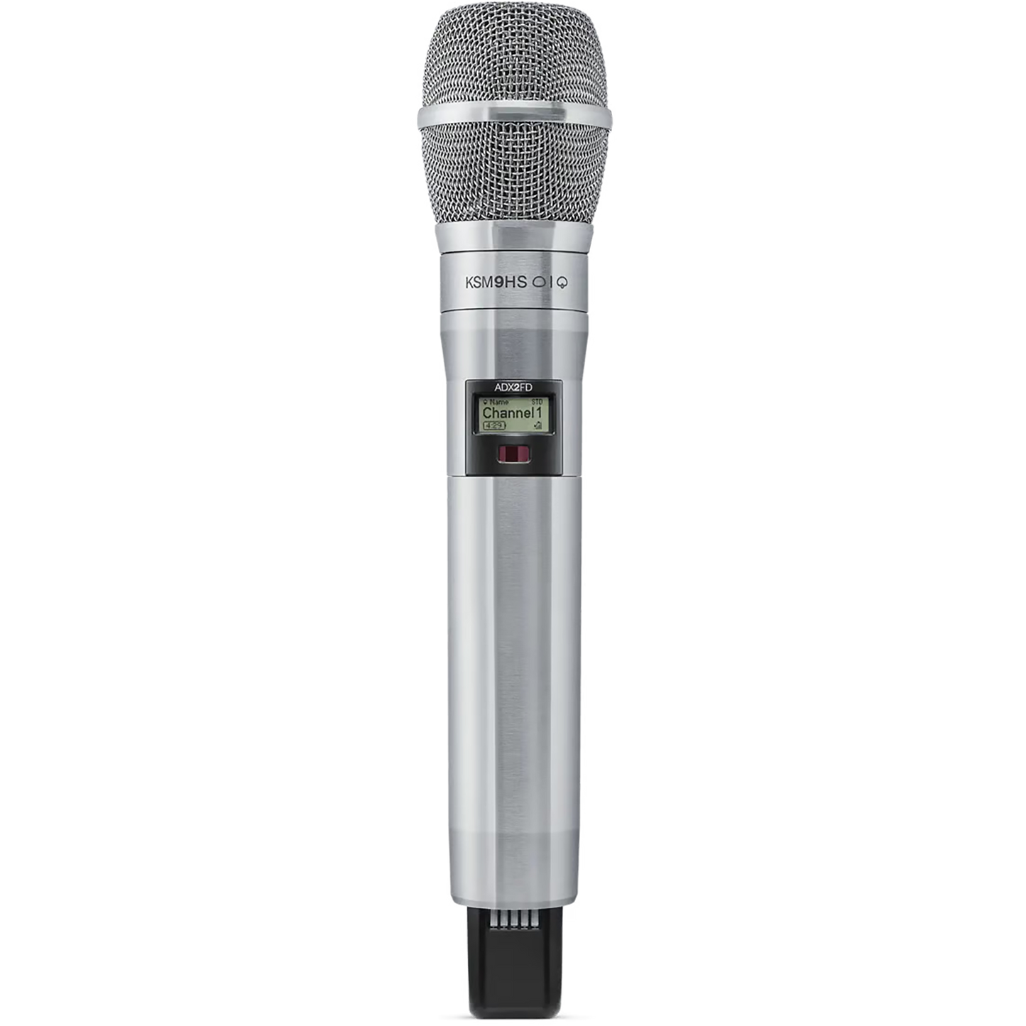 Shure Nickel ADX Frequency Diversity Handheld Transmitter with KSM 9HS Microphone