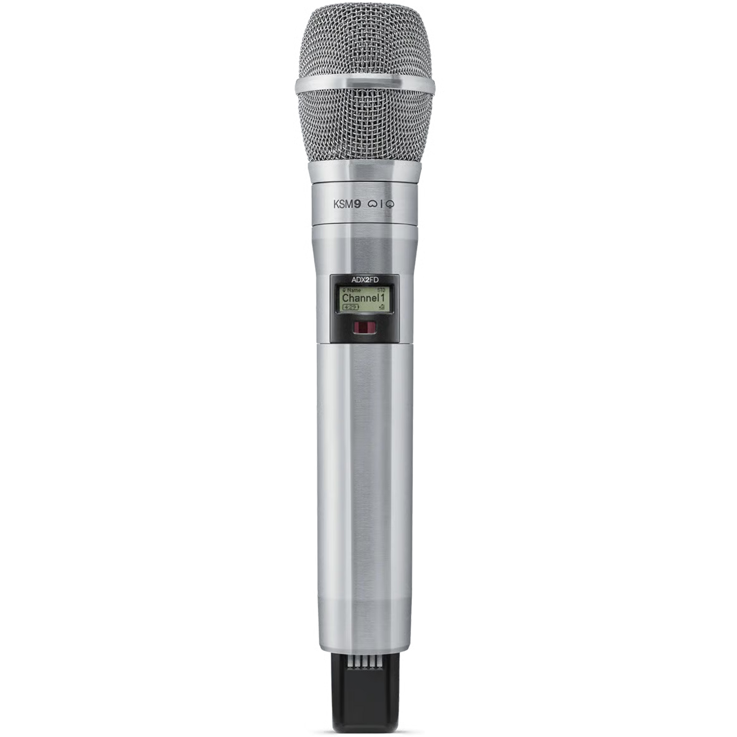 Shure Nickel ADX Frequency Diversity Handheld Transmitter with KSM 9 Microphone