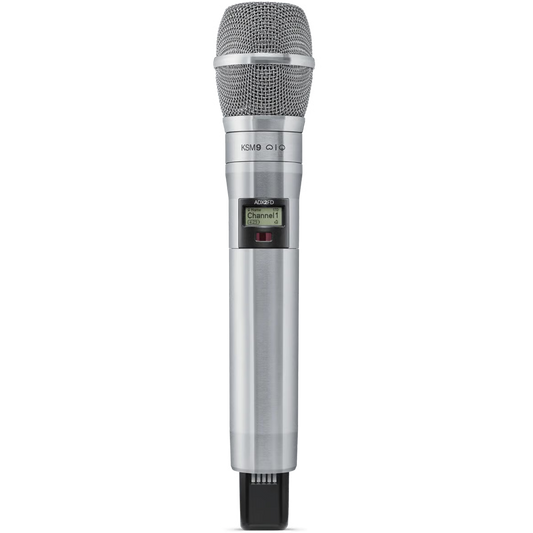 Shure Nickel ADX Frequency Diversity Handheld Transmitter with KSM 9 Microphone