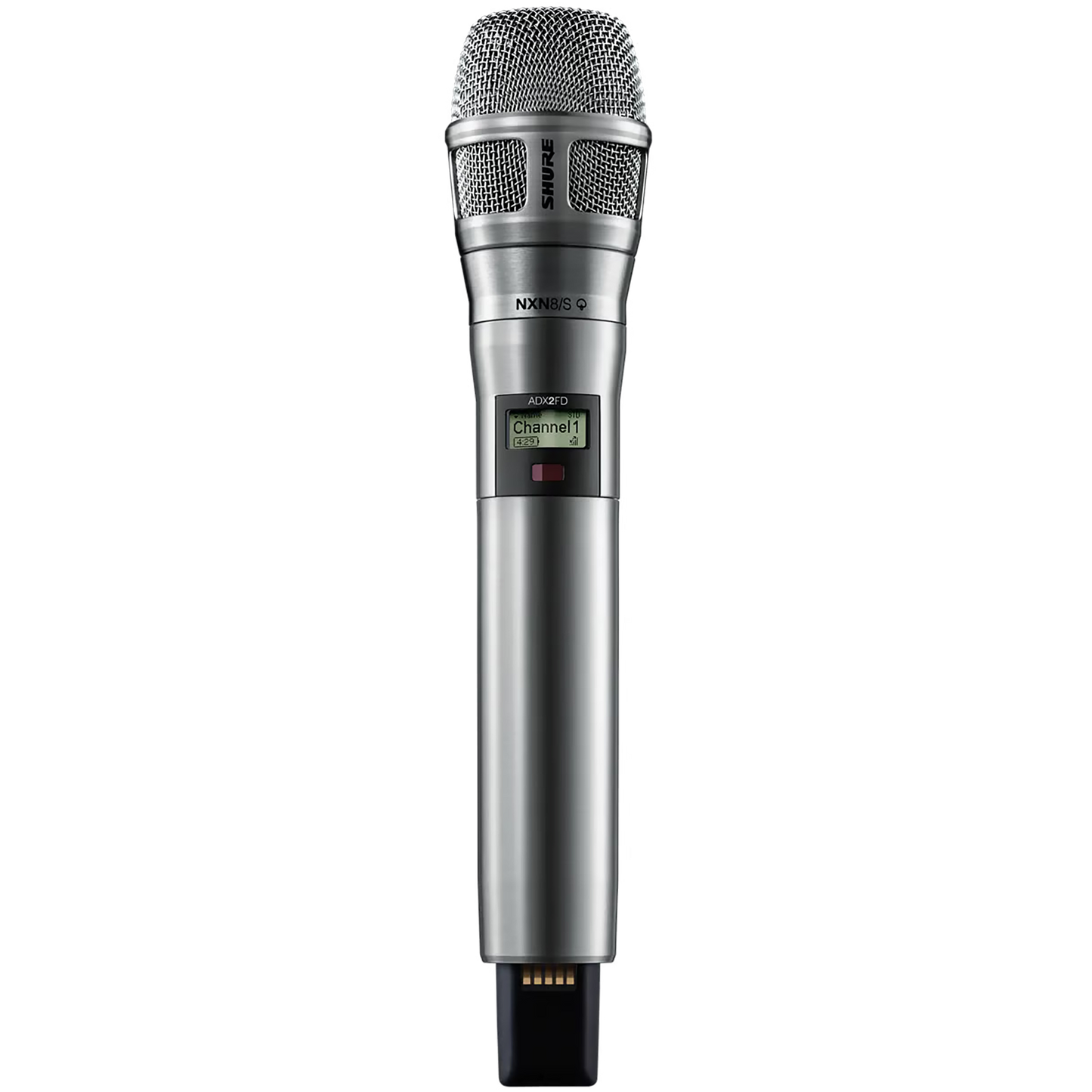 Shure Nickel ADX Frequency Diversity Handheld Transmitter with Nexadyne 8C Microphone