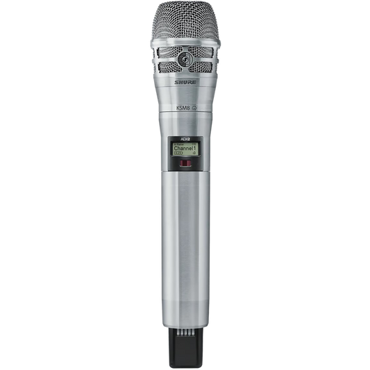 Shure Nickel ADX Handheld Transmitter with KSM 8 Microphone