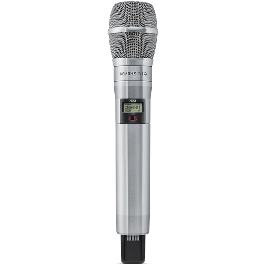 Shure Nickel ADX Handheld Transmitter with KSM 9HS Microphone