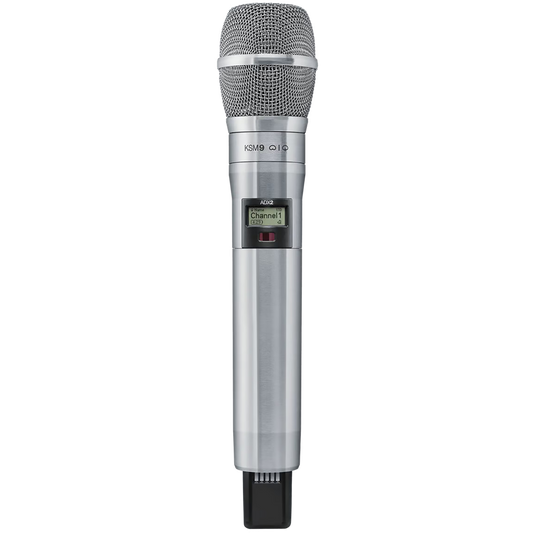 Shure Nickel ADX Handheld Transmitter with KSM 9 Microphone