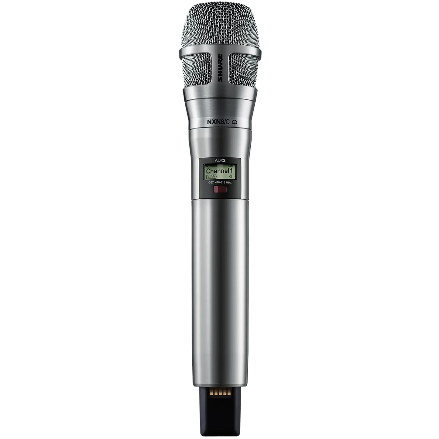 Shure Nickel ADX Handheld Transmitter with Nexadyne 8C Microphone