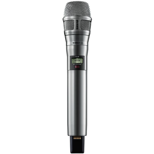 Shure Nickel ADX Handheld Transmitter with Nexadyne 8S Microphone