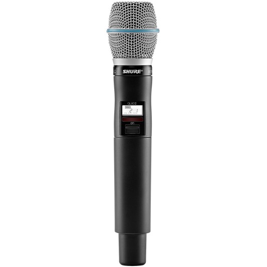 Shure QLX-D Handheld Transmitter with Beta 87C Microphone