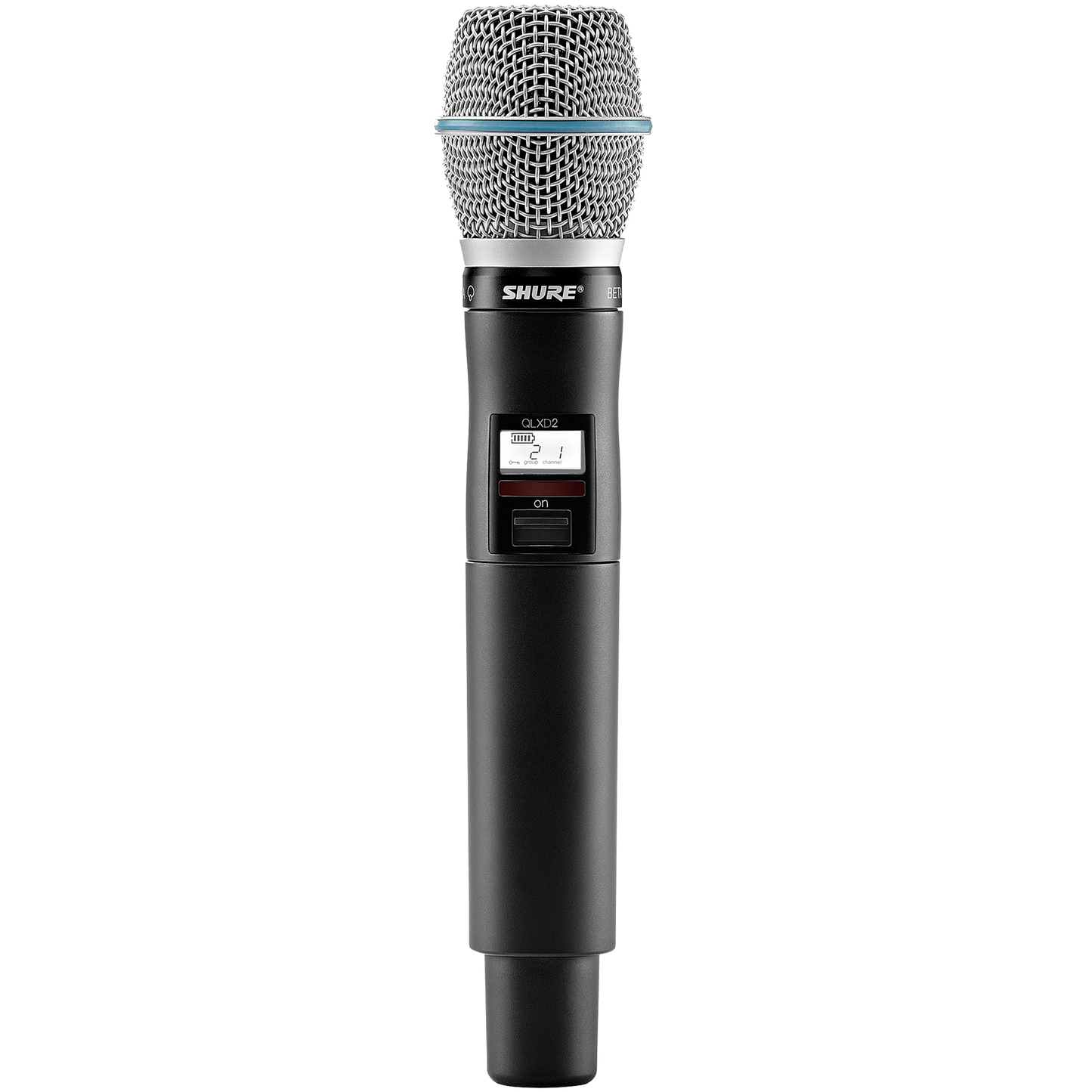 Shure QLX-D Handheld Transmitter with Beta 87A Microphone