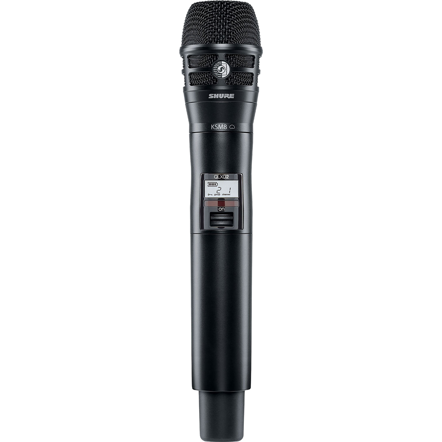 Shure QLX-D Handheld Transmitter with KSM 8 Microphone