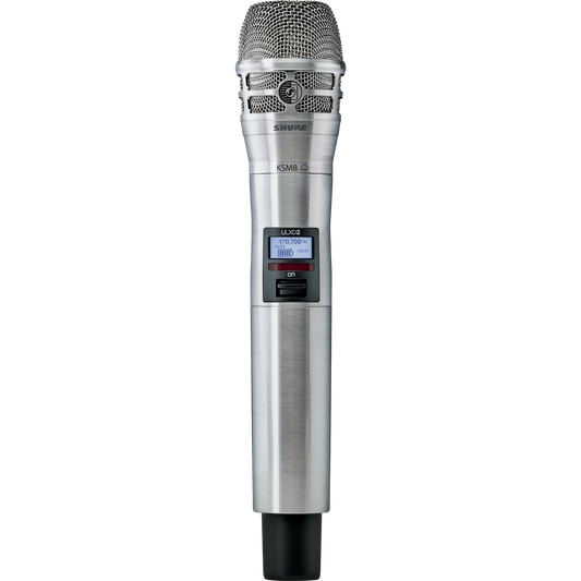 Shure Nickel ULX-D Handheld Transmitter with KSM 8 Microphone