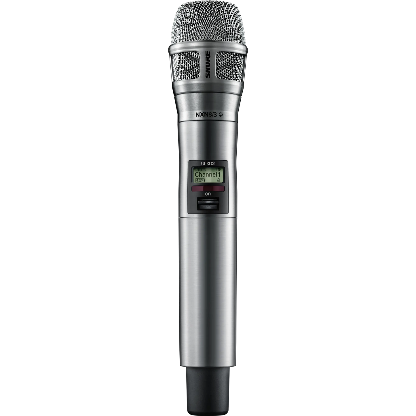 Shure Nickel ULX-D Handheld Transmitter with Nexadyne 8/S Microphone