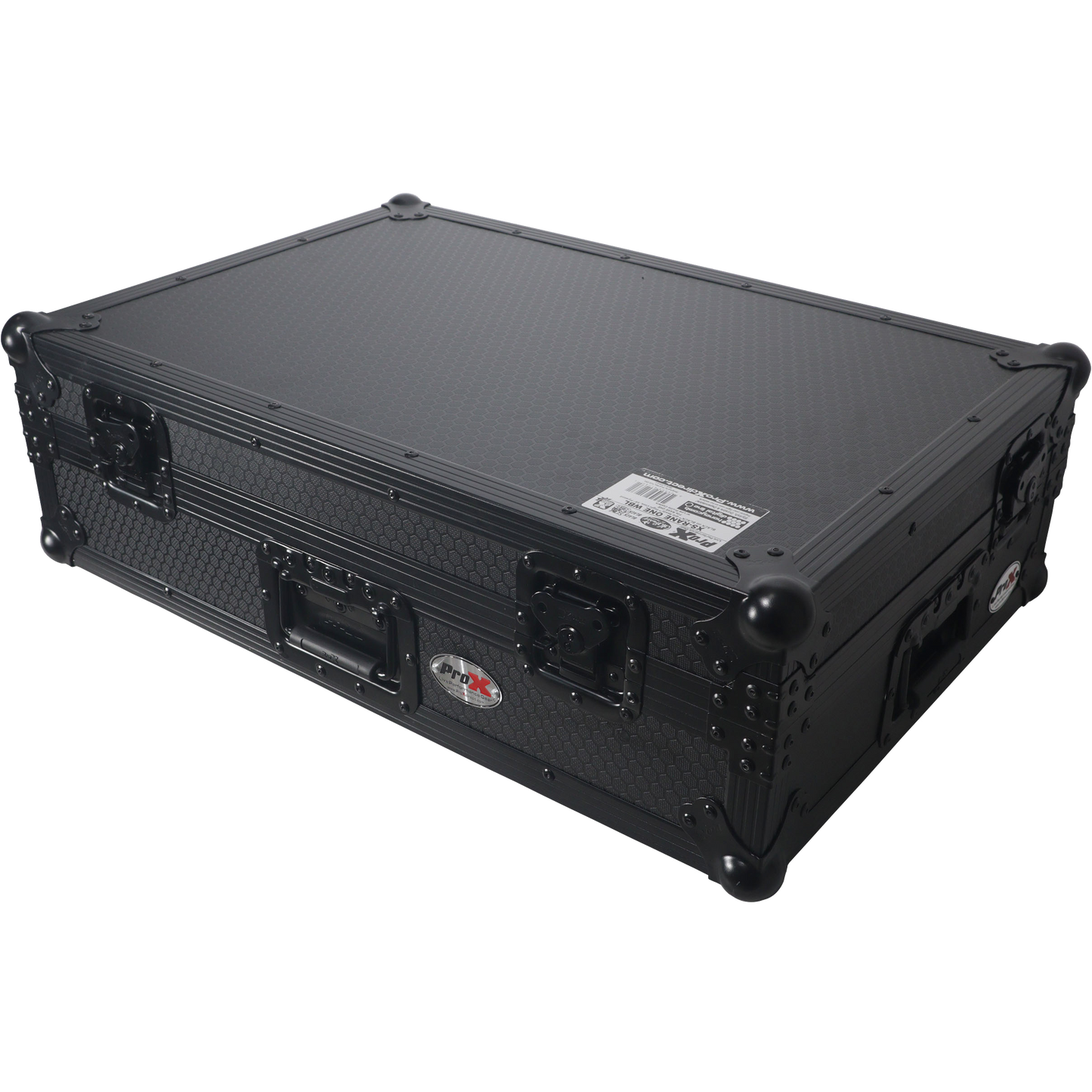 ProX XS-DDJFLX10WBL Flight Style Road Case For Pioneer DDJ-FLX10 or DDJ-GRV6 DJ Controller with 1U Rack Space Wheels