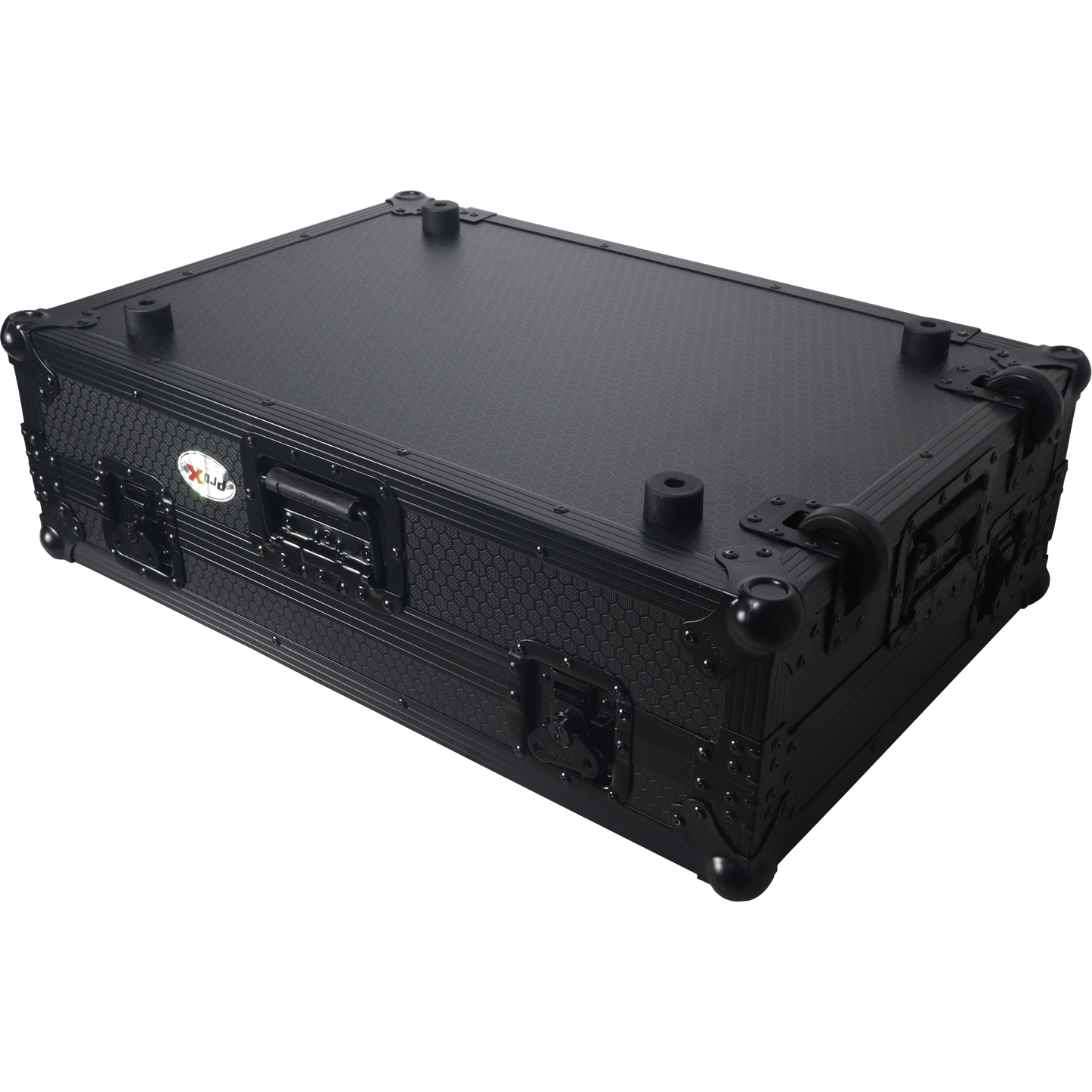 ProX XS-DDJFLX10WBL Flight Style Road Case For Pioneer DDJ-FLX10 or DDJ-GRV6 DJ Controller with 1U Rack Space Wheels