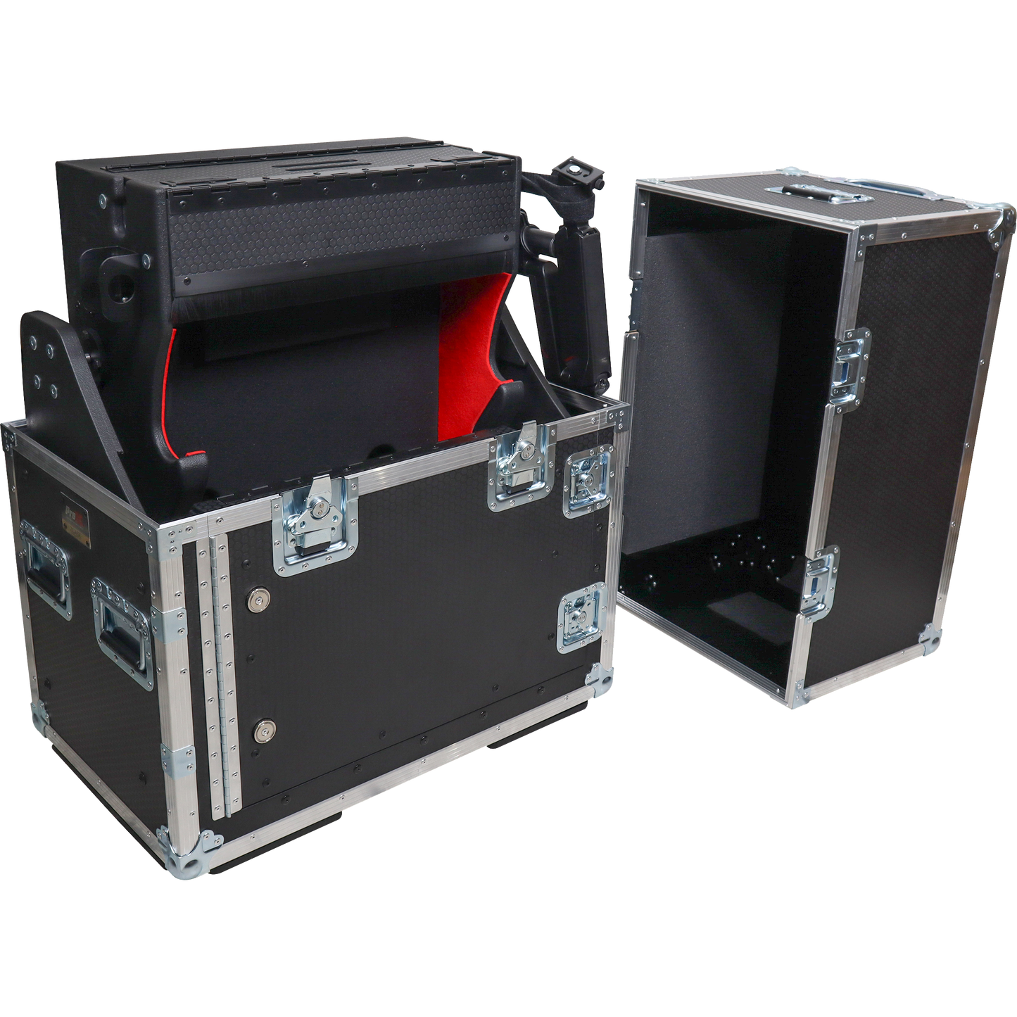 ProX Allen and Heath AVANTIS SOLO Flip-Ready Hydraulic Console Easy Retracting Lifting w/ 2U Rack Space Case by ZCASE