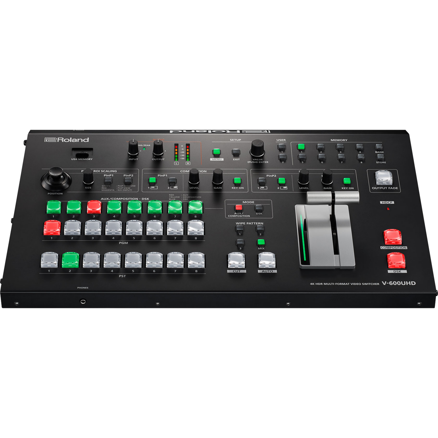 Roland V-600UHD 4K HDR Multi-format Video Switcher